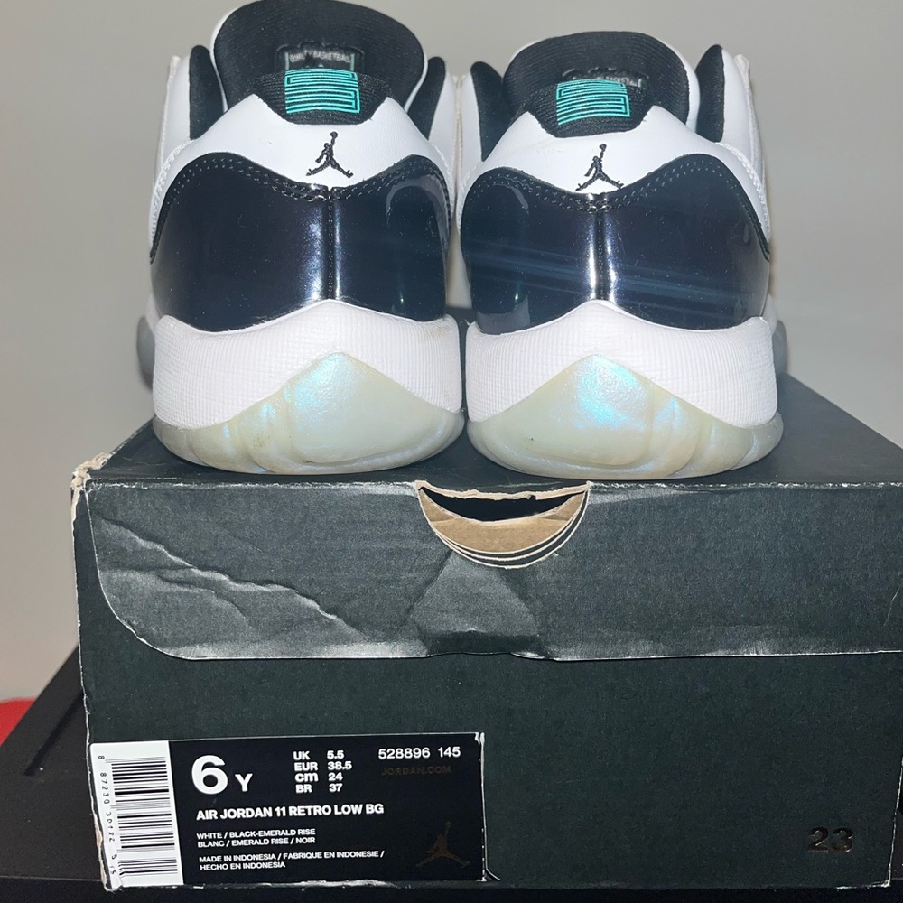 Jordan retro 11 emerald green